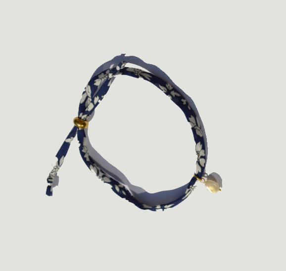 By Bjør - liberty armband "Blauw"