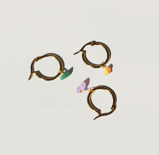 By Bjør - rainbow earring "Lila"