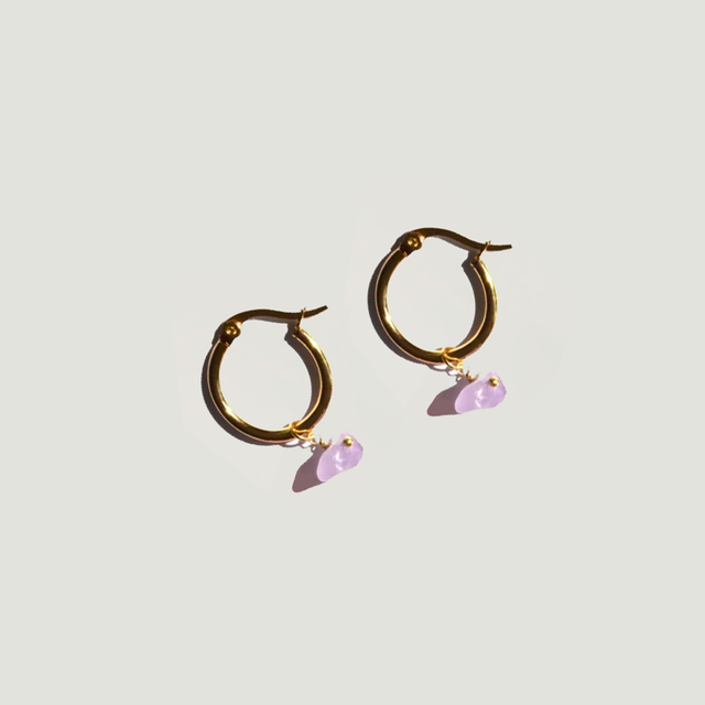 By Bjør - rainbow earring "Lila"