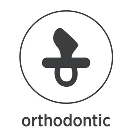 Hevea speen ortho "Fudge" - 3-36 MAANDEN