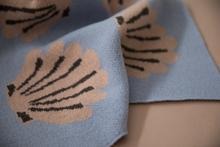 Jordling - Deken Igor wool " Ocean shells"