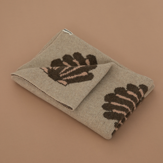 Jordling - Deken Igor wool " Beach shells"