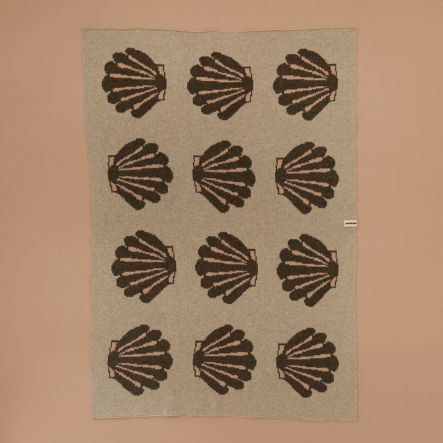Jordling - Deken Igor wool " Beach shells"