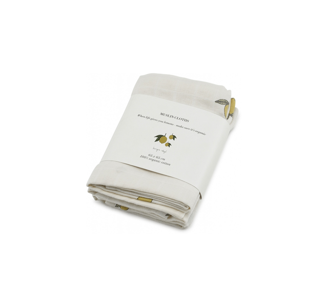 Konges Sløjd - hydrofieldoeken 3-pack Lemon