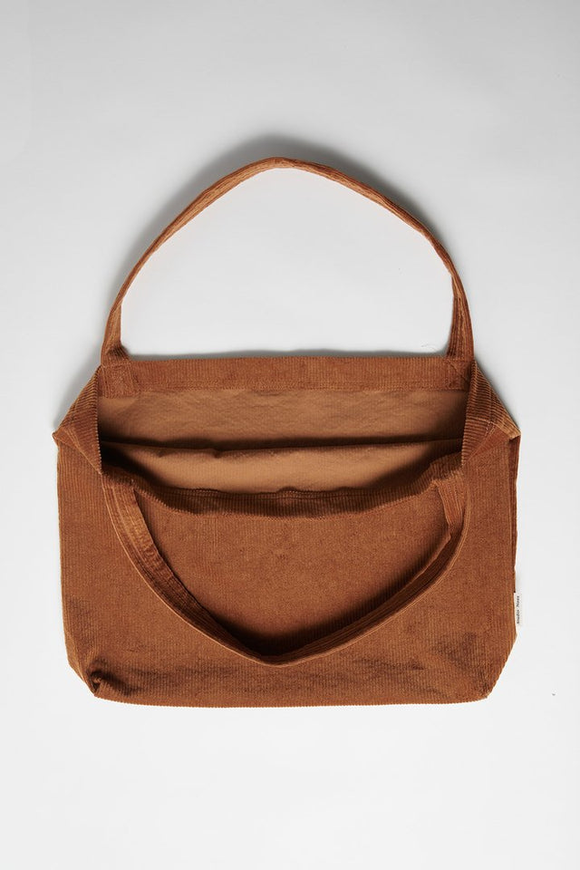 Mom bag - Brown-ie rib