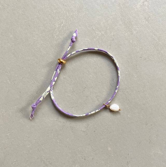 By Bjør - liberty armband "Lila"