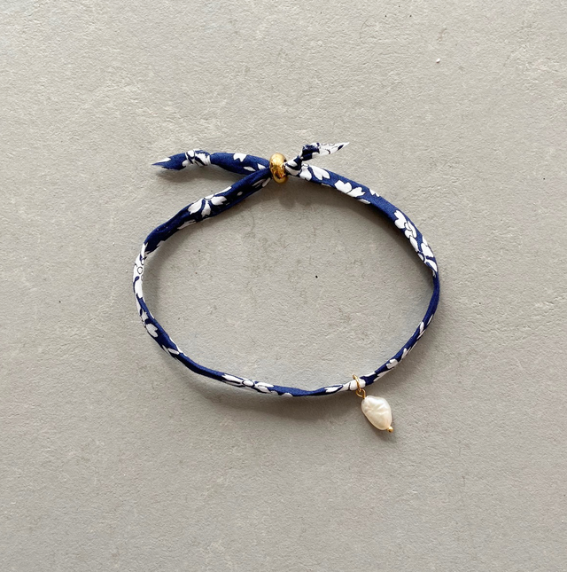 By Bjør - liberty armband "Blauw"