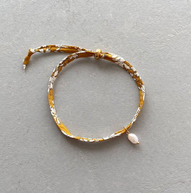 By Bjør - liberty armband "Oker"