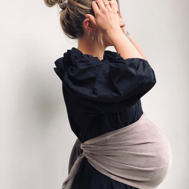 Belly wrap - Velvet taupe