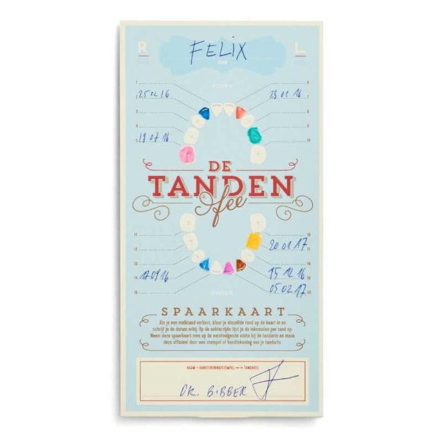 Tandenfee spaarkaart