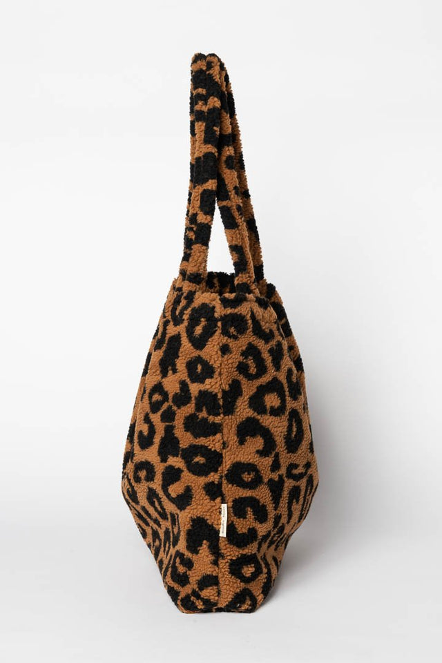 Studio Noos - Mom bag "Teddy leopard brown"