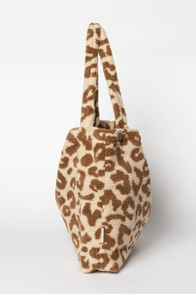 Studio Noos - Mom bag "Teddy leopard ecru"