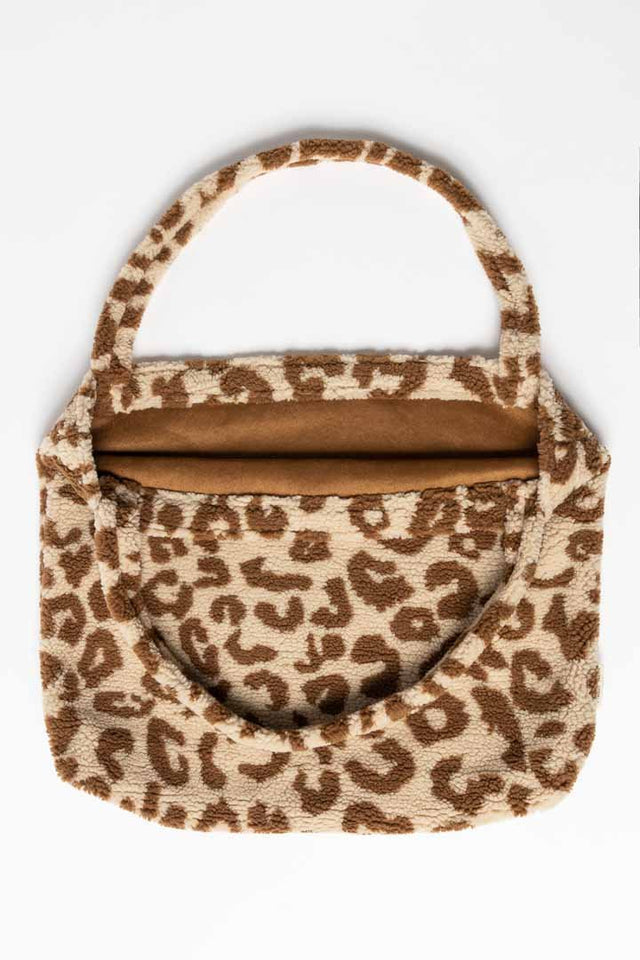Studio Noos - Mom bag "Teddy leopard ecru"